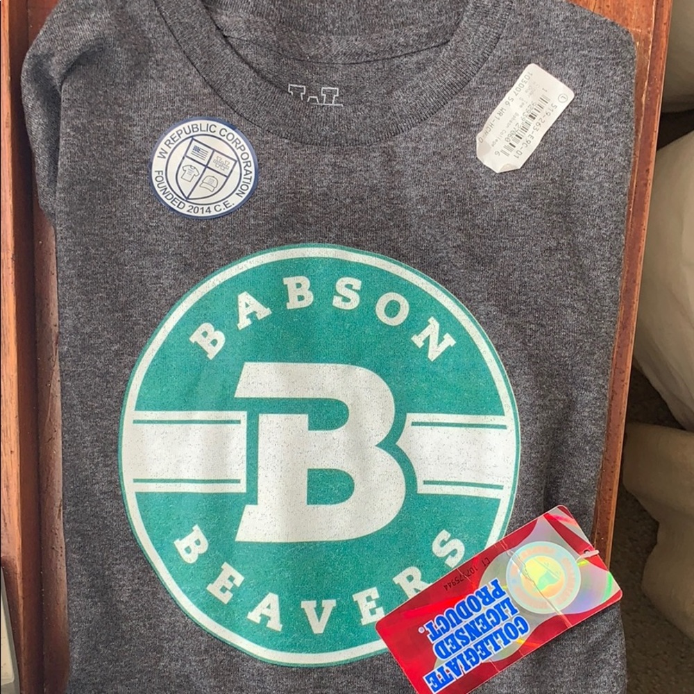 *NEVER WORN* Babson College NCAA Cotton T-Shirt - Picture 8 of 8